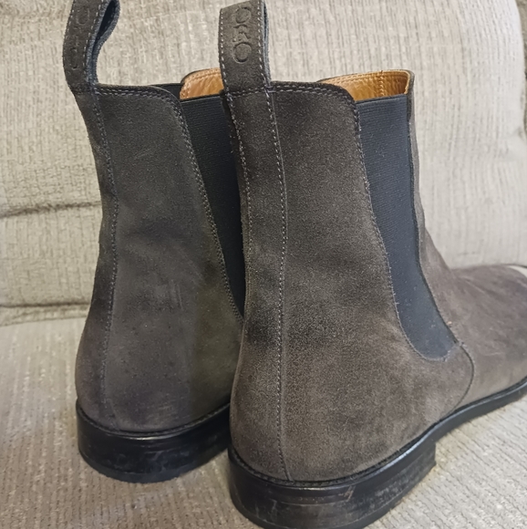 ORO LOS ANGELES brown Alpaca Suede Plain Chelsea Boots Chelsea Boots 11 - Picture 5 of 12